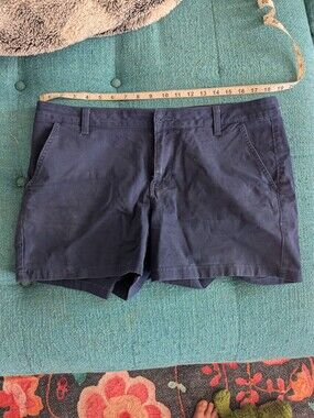 a.N.a. Navy Cotton Shorts